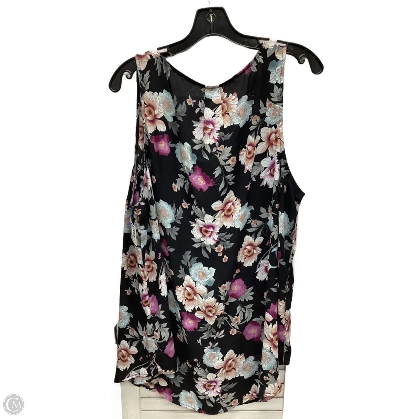 Top Sleeveless By Torrid In Floral Print, Size: 2x