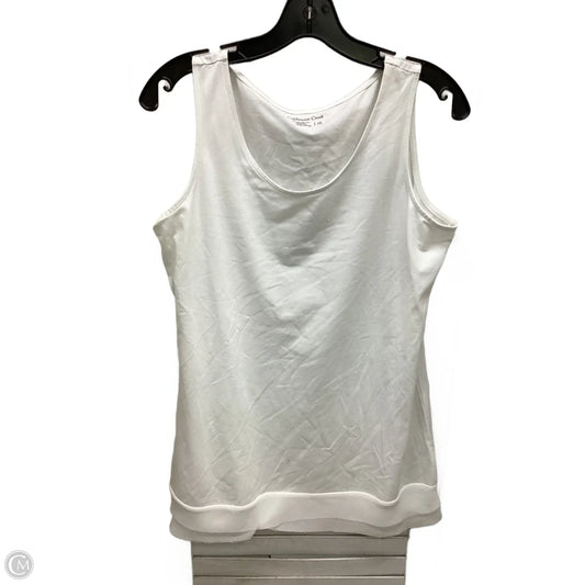 Top Sleeveless By Coldwater Creek In White, Size: M