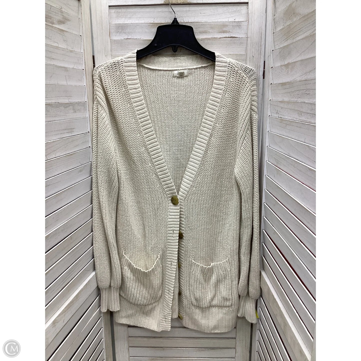 Cardigan By Ana In Ivory, Size: Xs