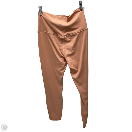 Athletic Leggings By Lululemon In Coral, Size: M