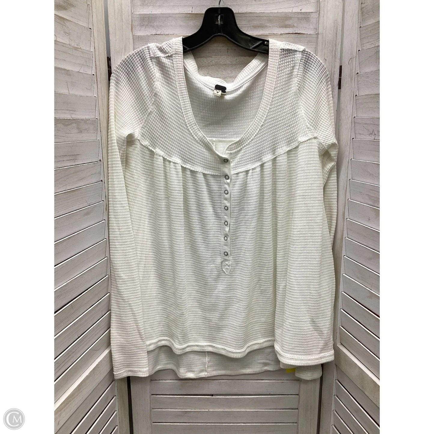 Top Long Sleeve By We The Free In White, Size: Xs