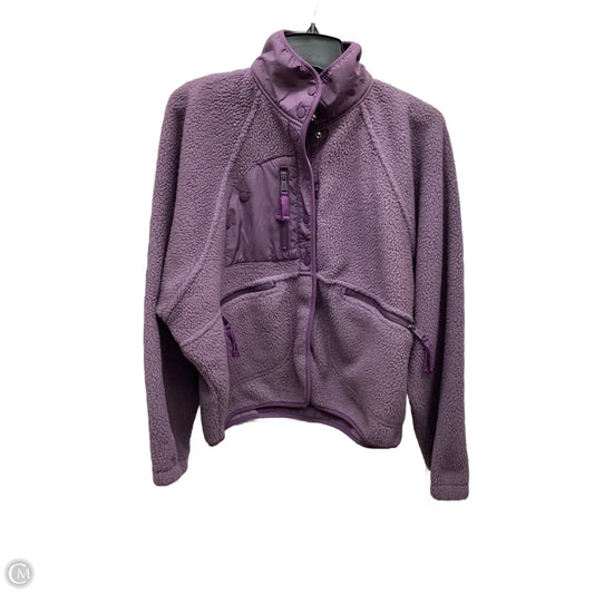 Jacket Fleece By Free People In Purple, Size: S