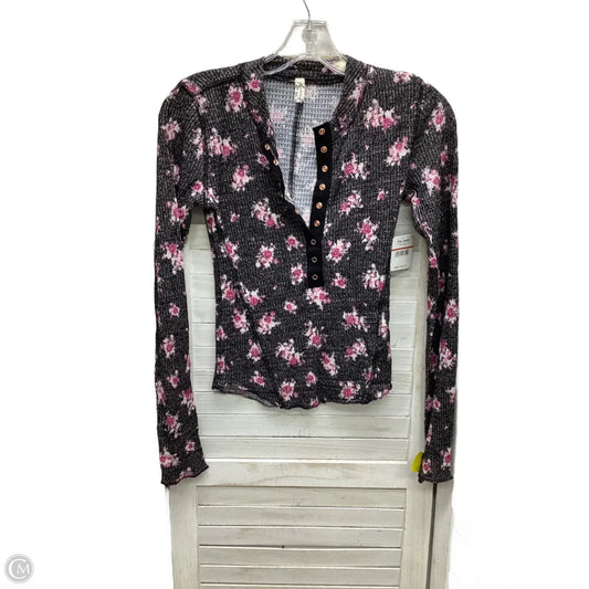 Top Long Sleeve By Free People In Multi-colored, Size: Xs