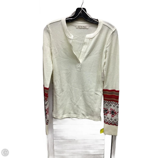 Top Long Sleeve By Free People In Multi-colored, Size: S
