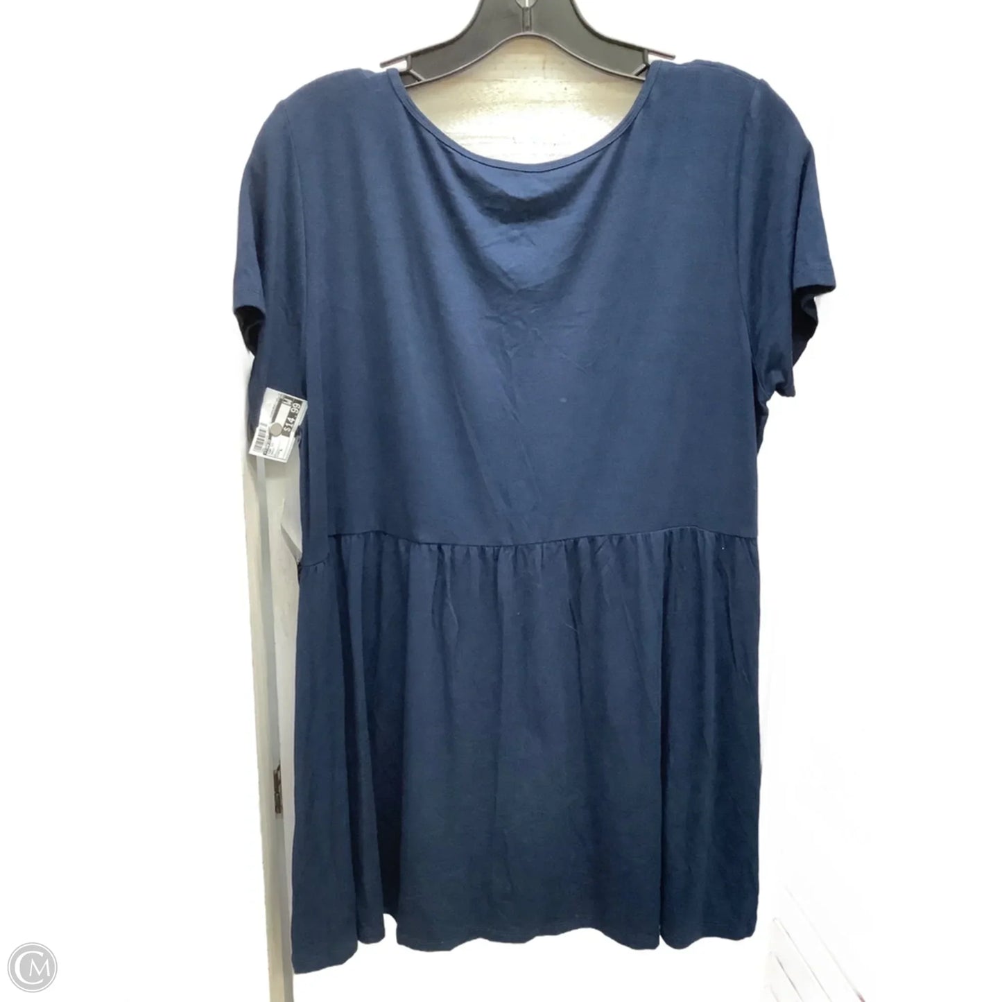 Top Short Sleeve By Torrid In Navy, Size: L
