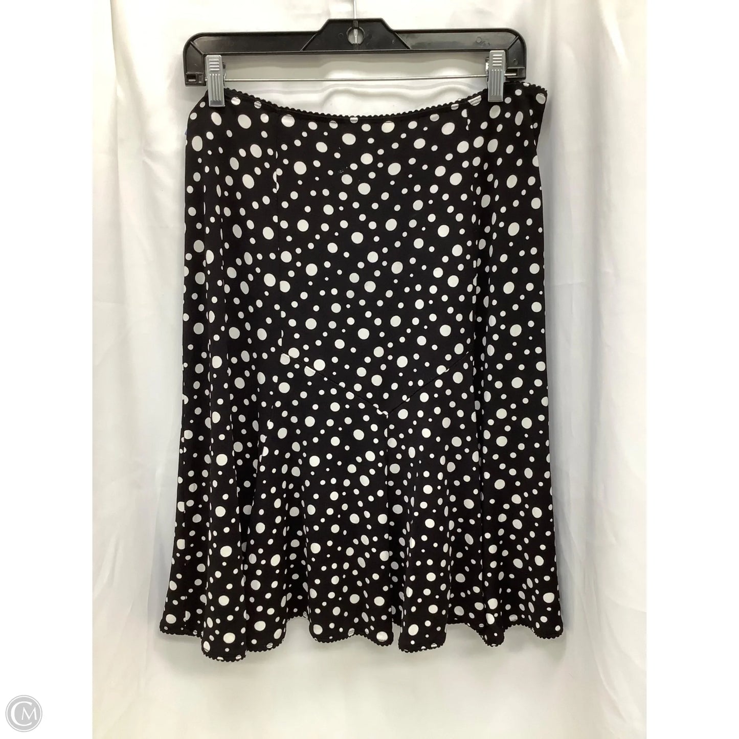 Skirt Midi By Talbots In Polkadot Pattern, Size: L