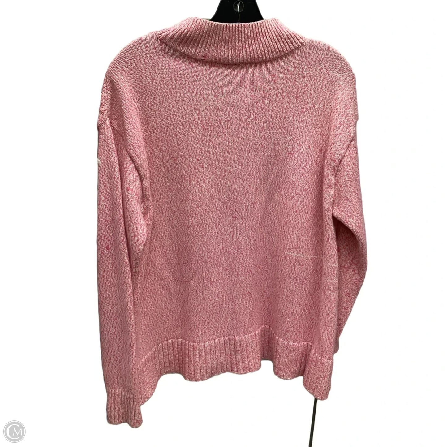 Sweater By Talbots In Pink, Size: L