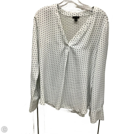 Top Long Sleeve By Ann Taylor In Multi-colored, Size: M