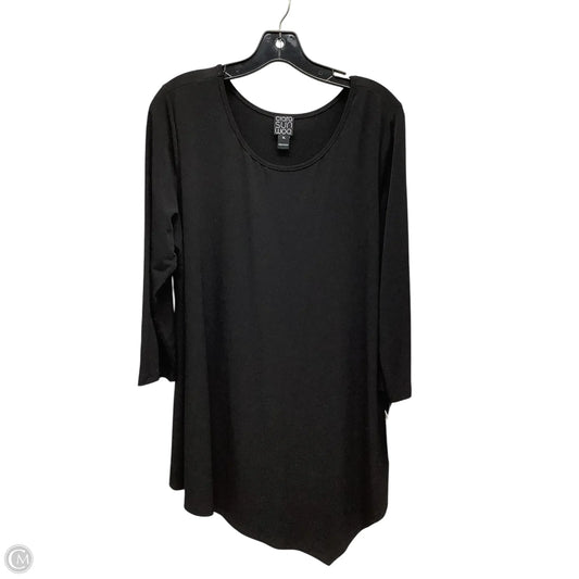 Top Long Sleeve By Clothes Mentor In Black, Size: Xl
