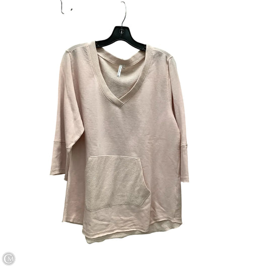 Top 3/4 Sleeve By Clothes Mentor In Pink, Size: Xl