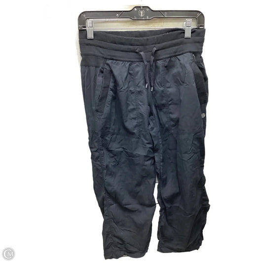 Capris By Lululemon In Black, Size: 6