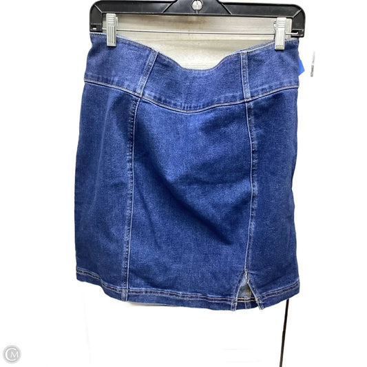 Skirt Midi By So In Blue Denim, Size: 16