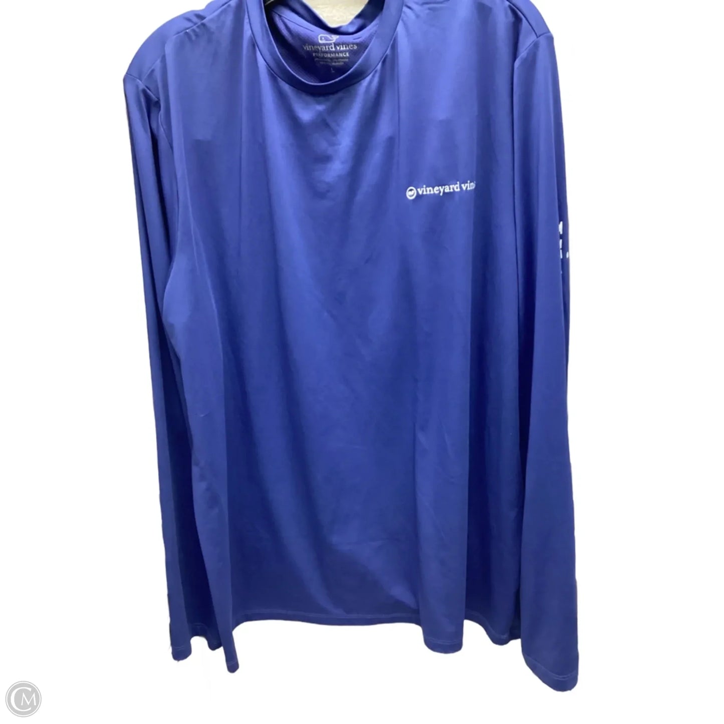 Top Long Sleeve By Vineyard Vines In Blue, Size: L