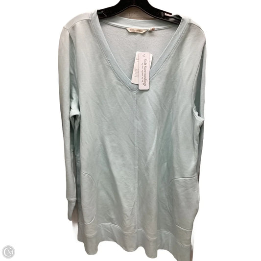 Top Long Sleeve By Soft Surroundings In Teal, Size: Xl