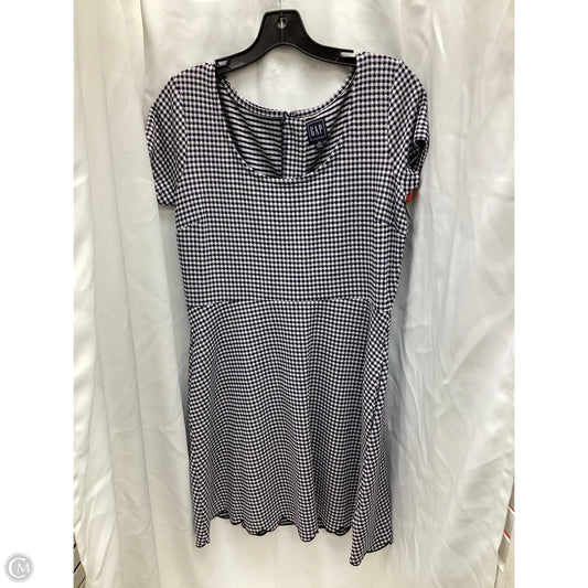 Dress Casual Midi By Gap In Striped Pattern, Size: 12