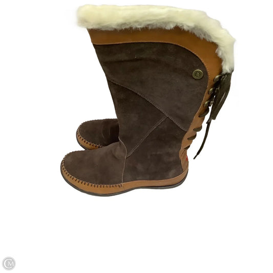 Boots Mid-calf Flats By The North Face In Brown, Size: 6