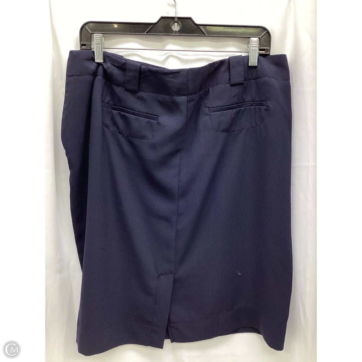 Skirt Midi By Liz Claiborne In Navy, Size: 14