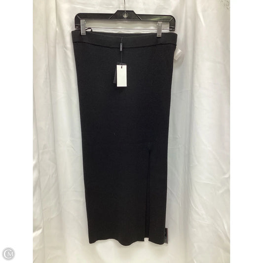 Skirt Midi By Clothes Mentor In Black, Size: L