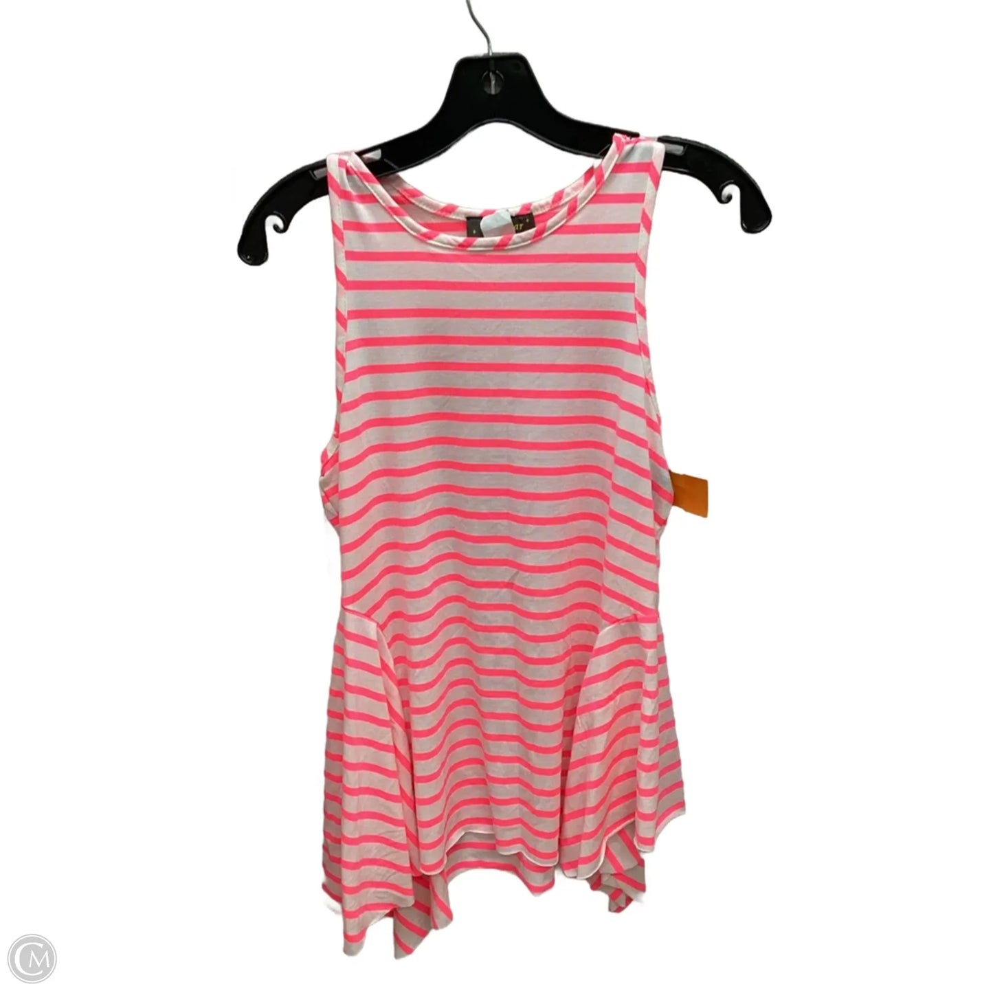 Top Sleeveless By Clothes Mentor In Striped Pattern, Size: M
