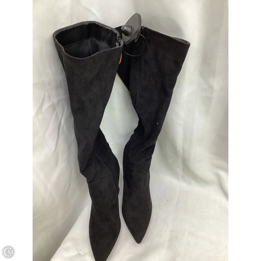 Boots Mid-calf Heels By Lulus In Black, Size: 8