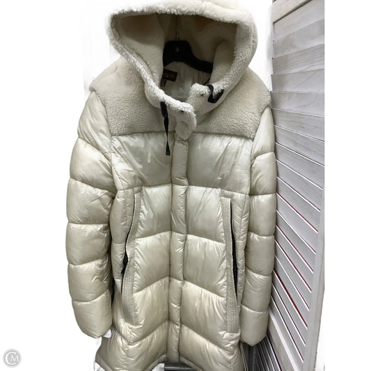 Coat Designer By Ugg In Ivory, Size: Xl
