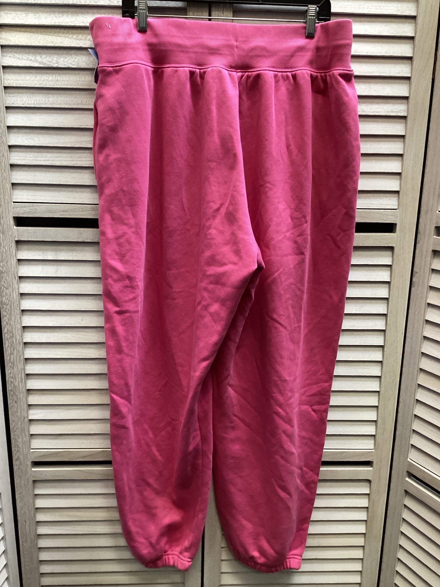 Athletic Pants By Nike In Pink, Size: Xl