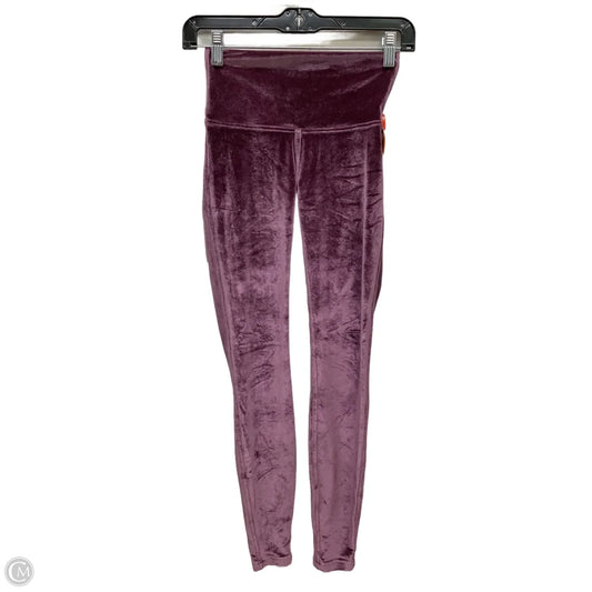 Athletic Leggings By Lululemon In Maroon, Size: S
