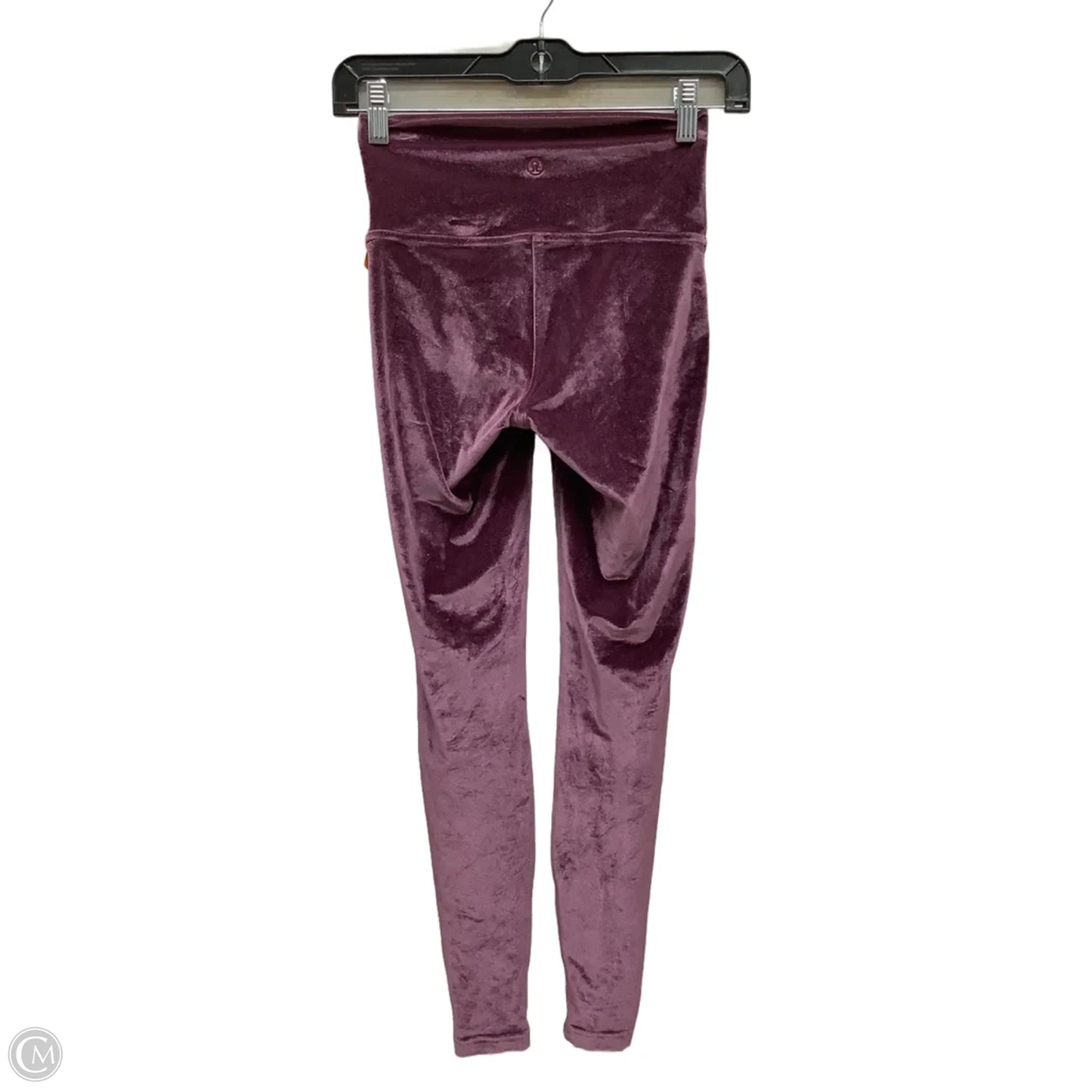 Athletic Leggings By Lululemon In Maroon, Size: S
