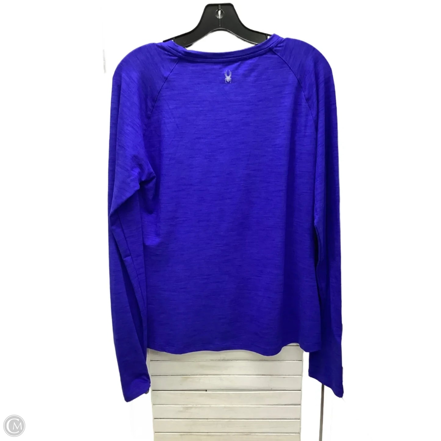 Top Long Sleeve By Spyder In Blue, Size: L