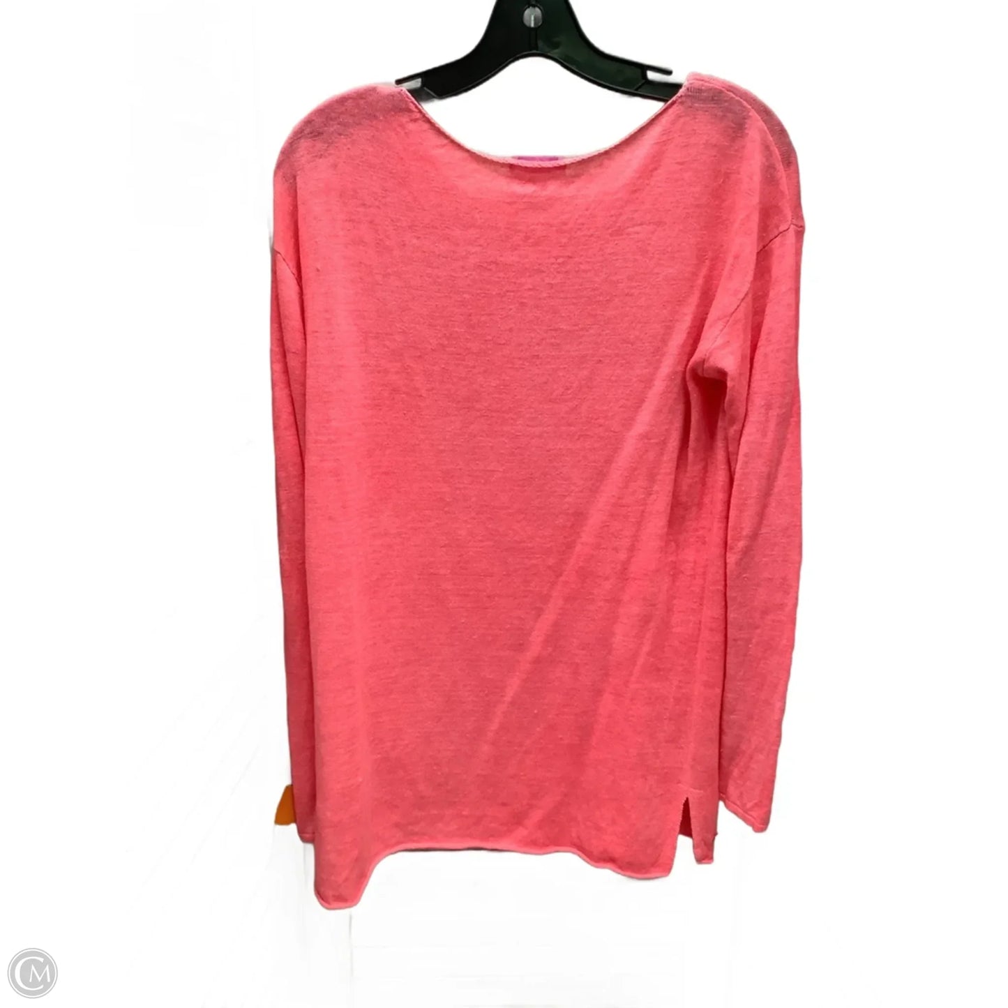 Top Long Sleeve Designer By Lilly Pulitzer In Pink, Size: M