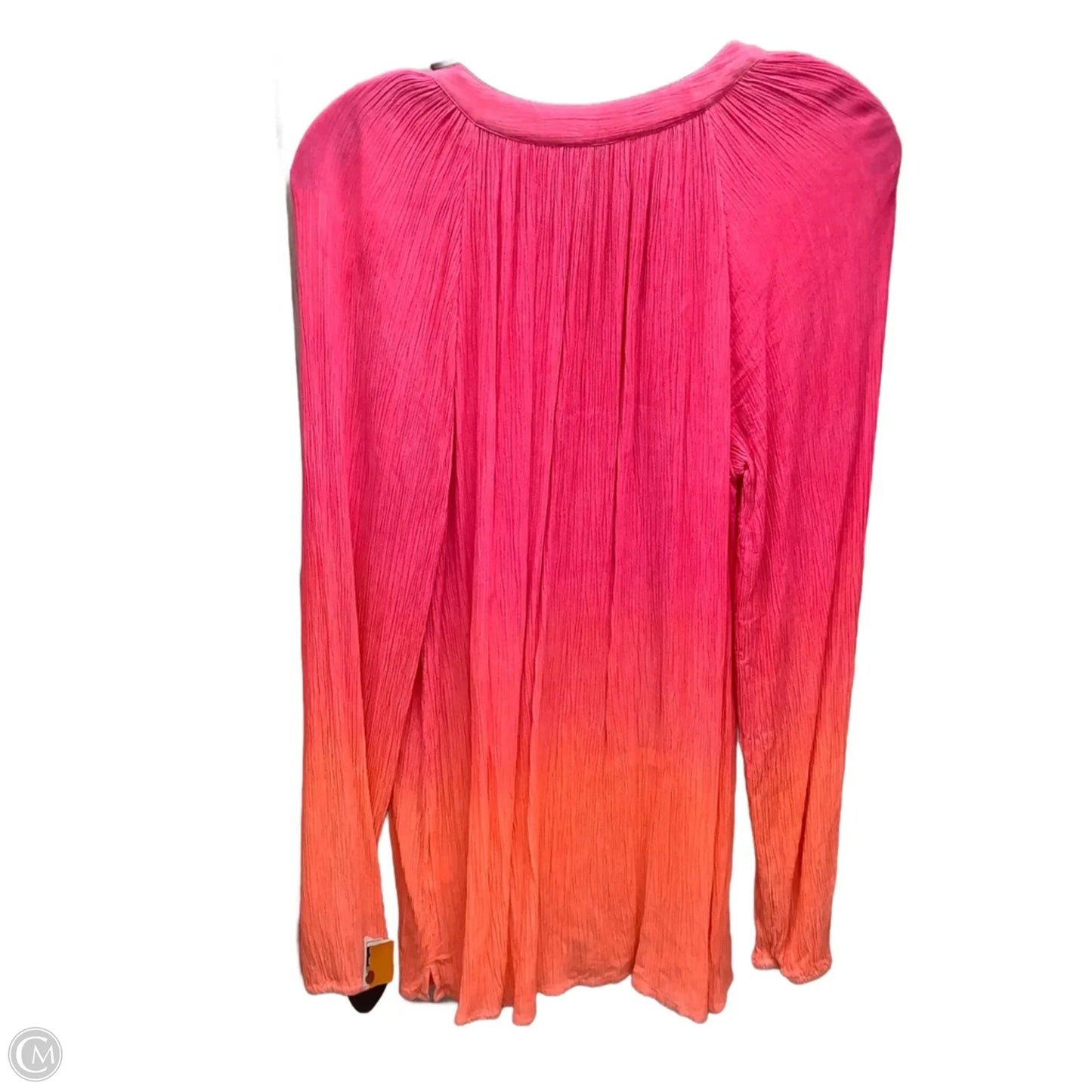 Top Long Sleeve Designer By Lilly Pulitzer In Pink, Size: M