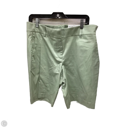 Shorts By Ann Taylor In Green, Size: 12