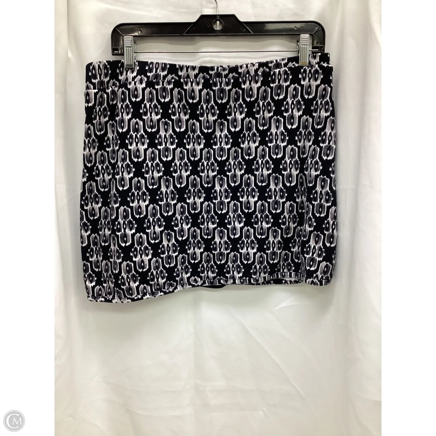 Skort By Jones New York In Black & White, Size: L