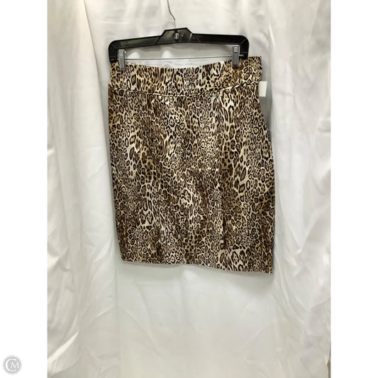 Skirt Midi By New York And Co In Animal Print, Size: 4