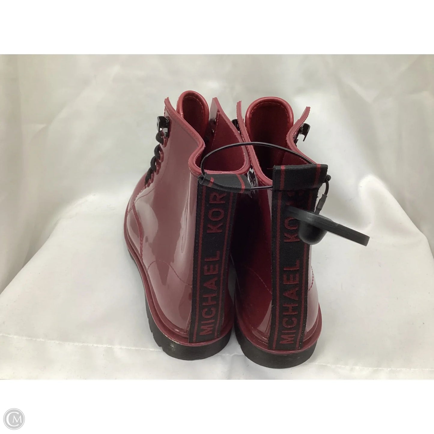 Boots Designer By Michael Kors In Maroon, Size: 10