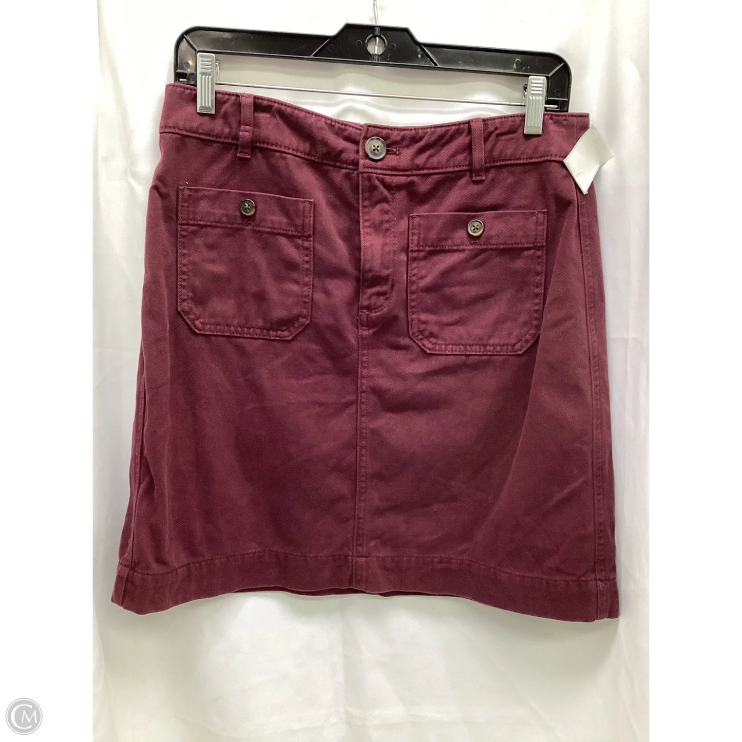 Skirt Maxi By Loft In Maroon, Size: 4
