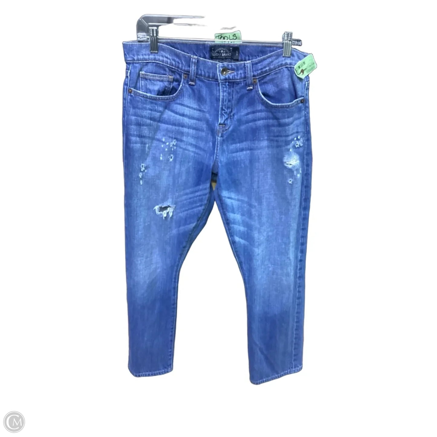 Jeans Skinny By Lucky Brand In Blue Denim, Size: 4