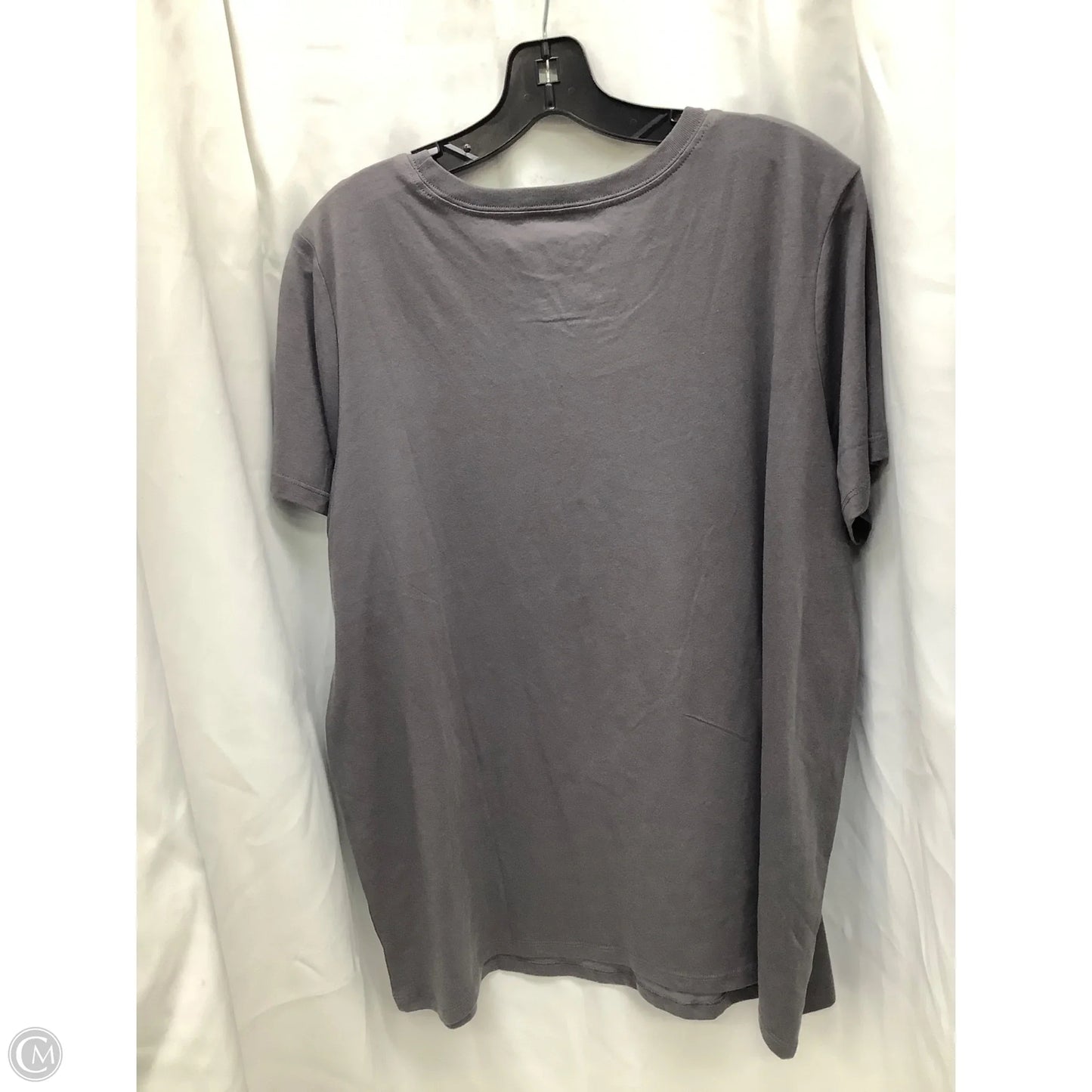 Top Short Sleeve By Torrid In Grey, Size: 1x