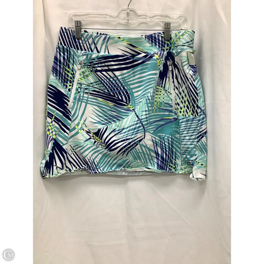 Skort By Talbots In Multi-colored, Size: L