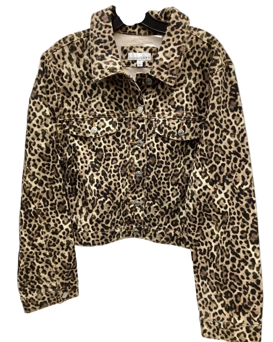 Jacket Other By Loft In Animal Print, Size: Xl