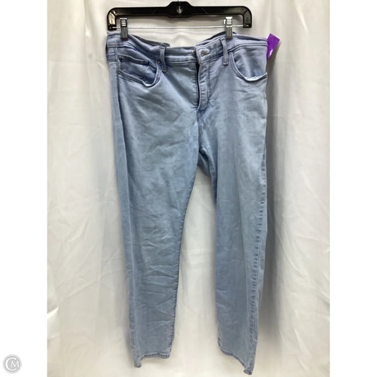 Jeans Skinny By Levis In Blue, Size: 12