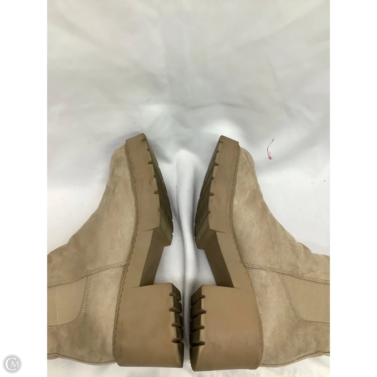 Boots Ankle Heels By Madden Girl In Beige, Size: 11