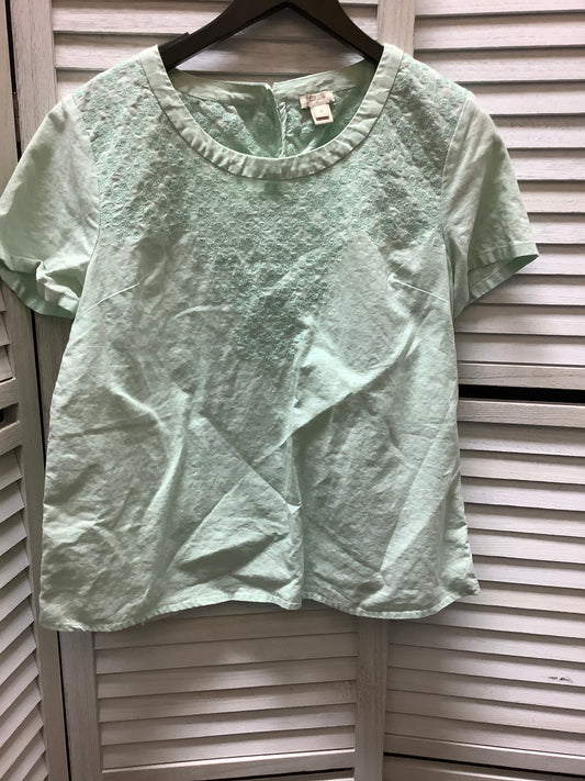 Top Short Sleeve By J. Crew  Size: 8