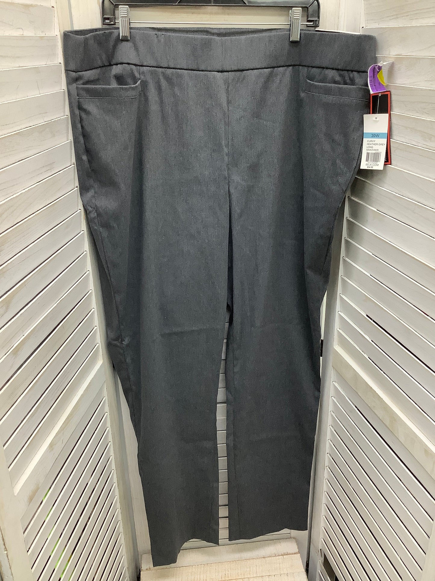 Pants Chinos & Khakis By Kim Rogers In Grey, Size: 20w