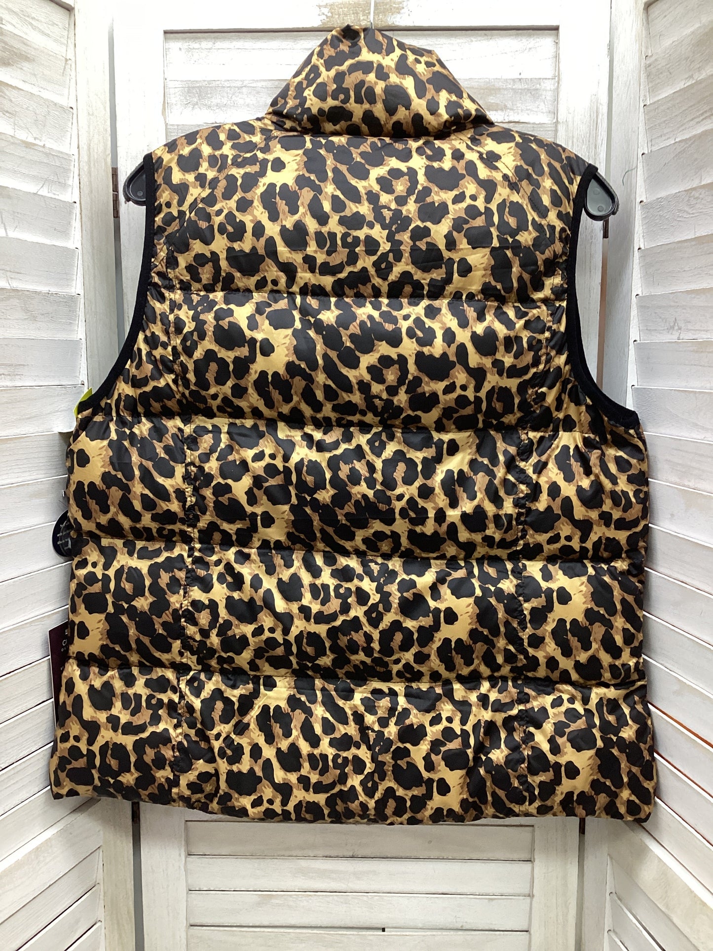 Vest Puffer & Quilted By Clothes Mentor In Animal Print, Size: Xl