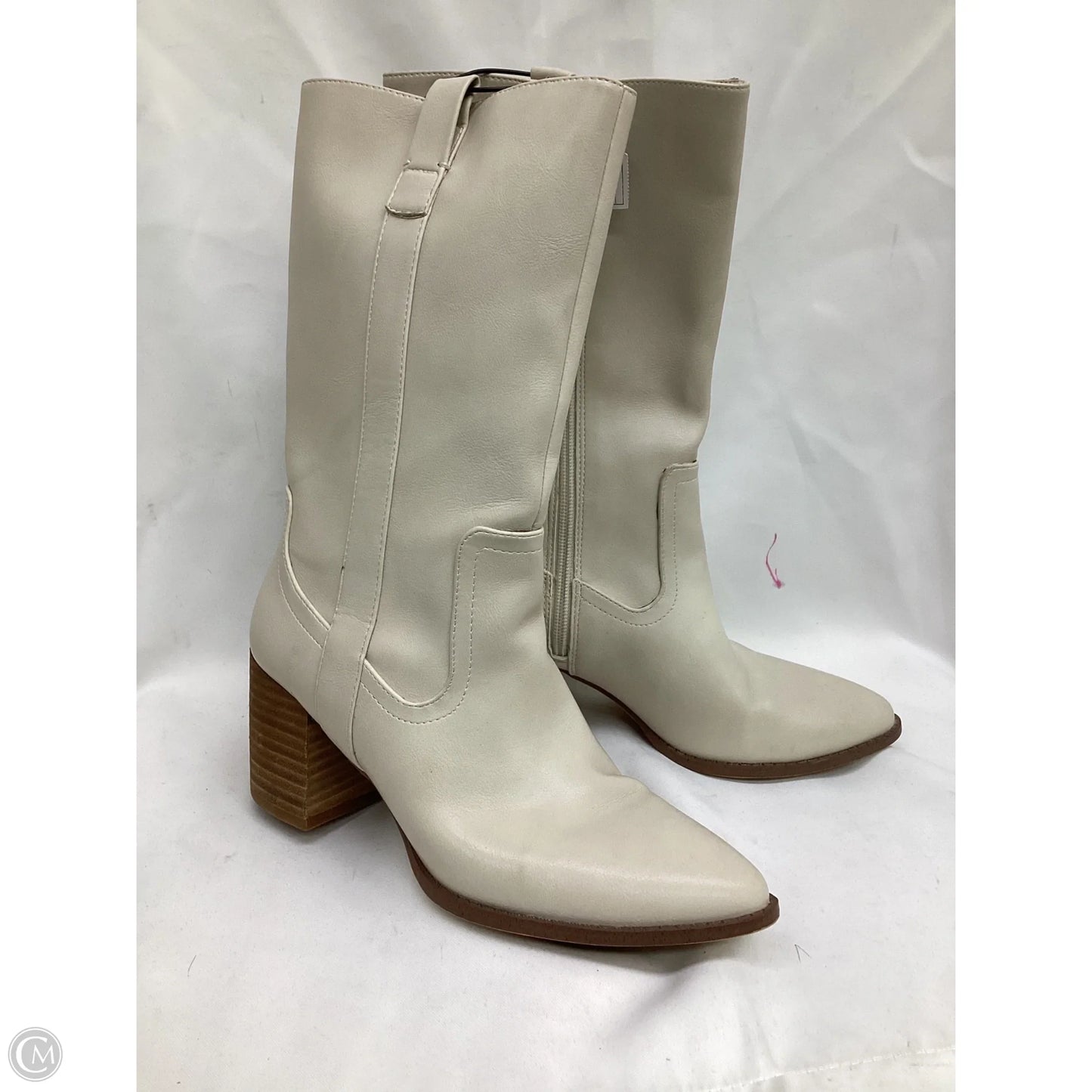 Boots Ankle Heels By Dolce Vita In Ivory, Size: 7
