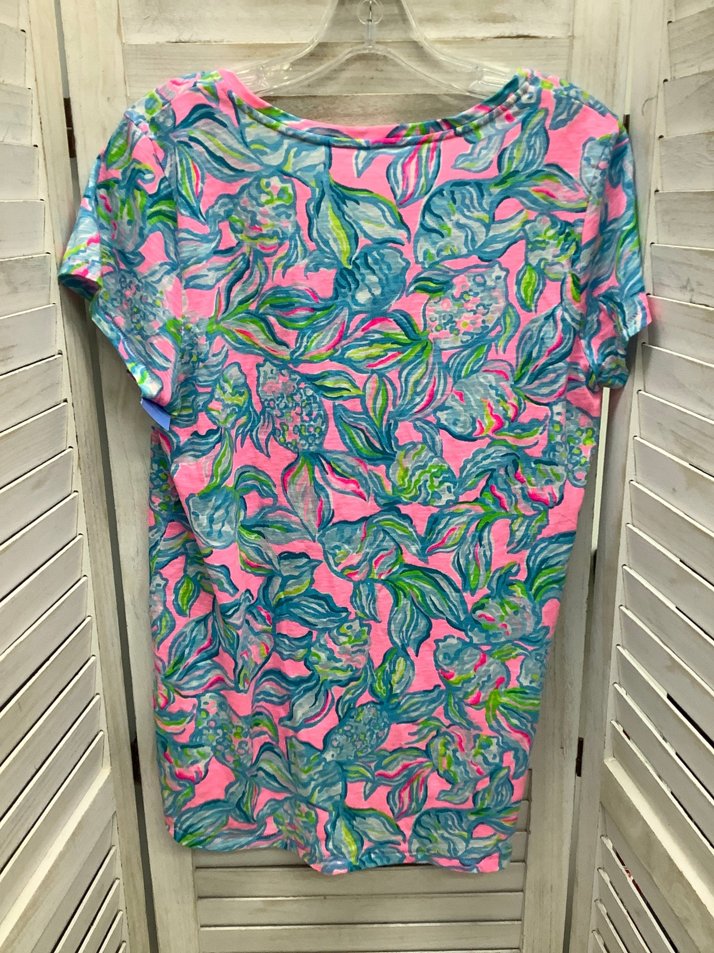 Top Short Sleeve By Lilly Pulitzer In Multi-colored, Size: M