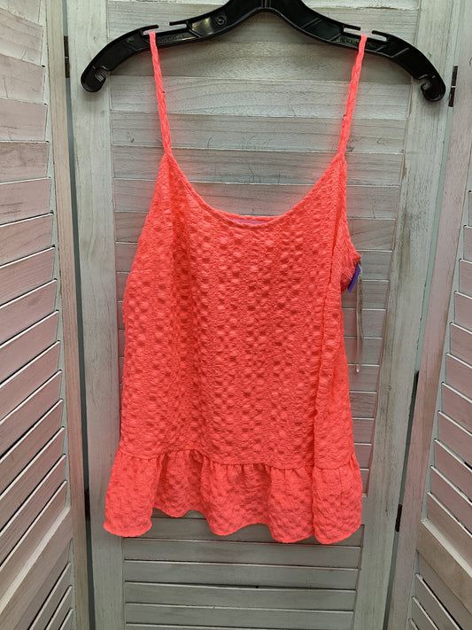 Top Sleeveless By Lilly Pulitzer In Orange, Size: S