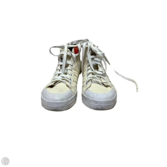 Shoes Flats By Adidas In Ivory, Size: 6.5