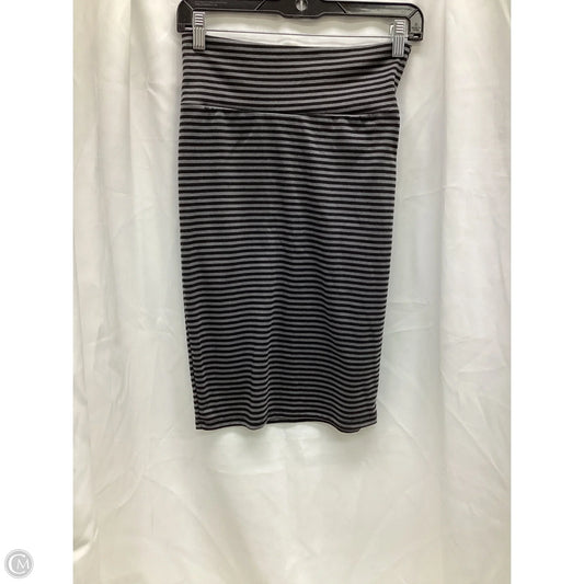 Dress Casual Midi By Lularoe In Striped Pattern, Size: Xs